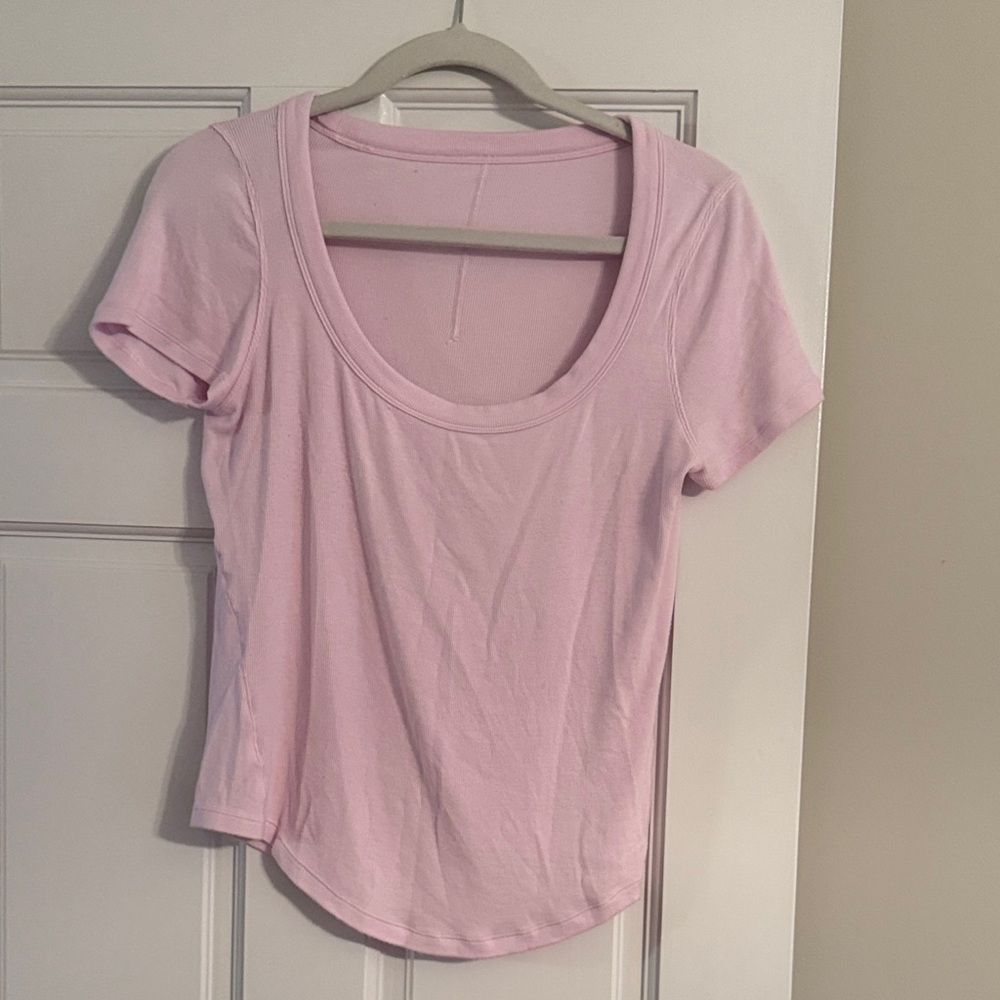 Lululemon Scoop Neck Hold Tight Short Sleeve Top